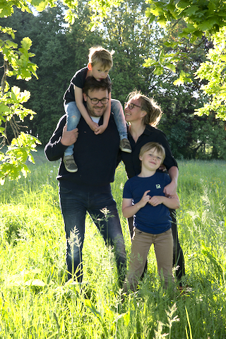 gezinsfotograaf Utrecht: foto gezin gouden uur